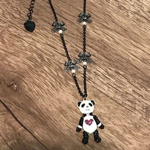 Betsey Johnson Panda Necklace